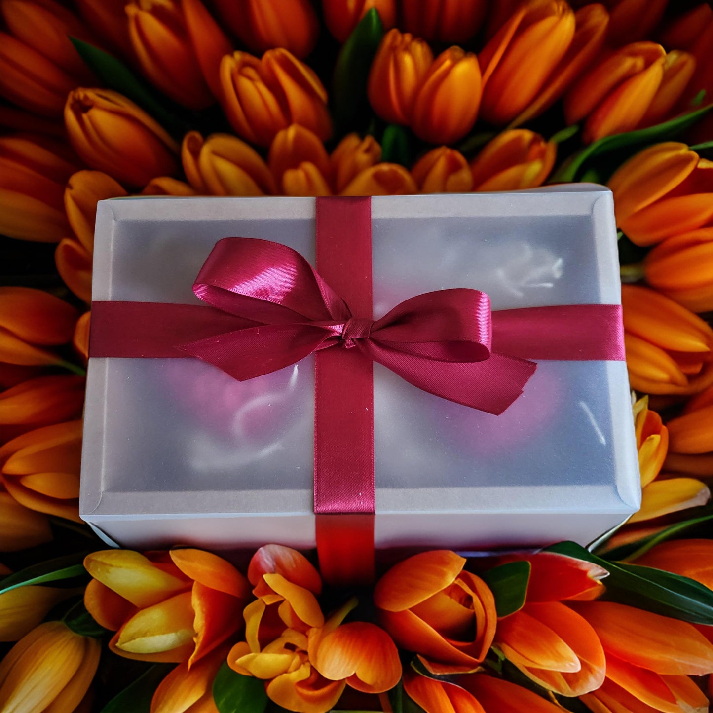 Coffret "Saint-Valentin" avec étiquette personnalisable