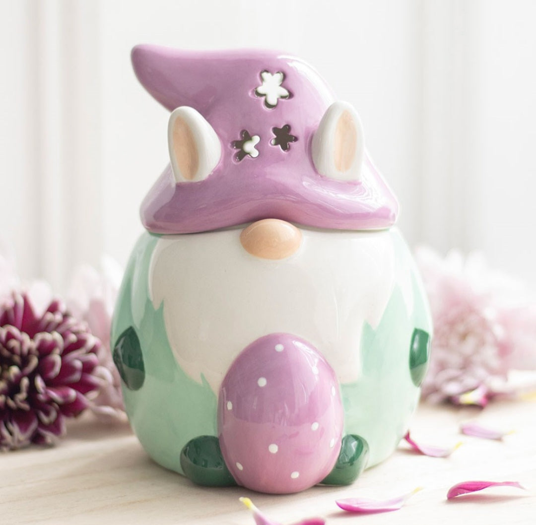Brûleur à huile et fondants parfumés "Lutin-pâques" violet