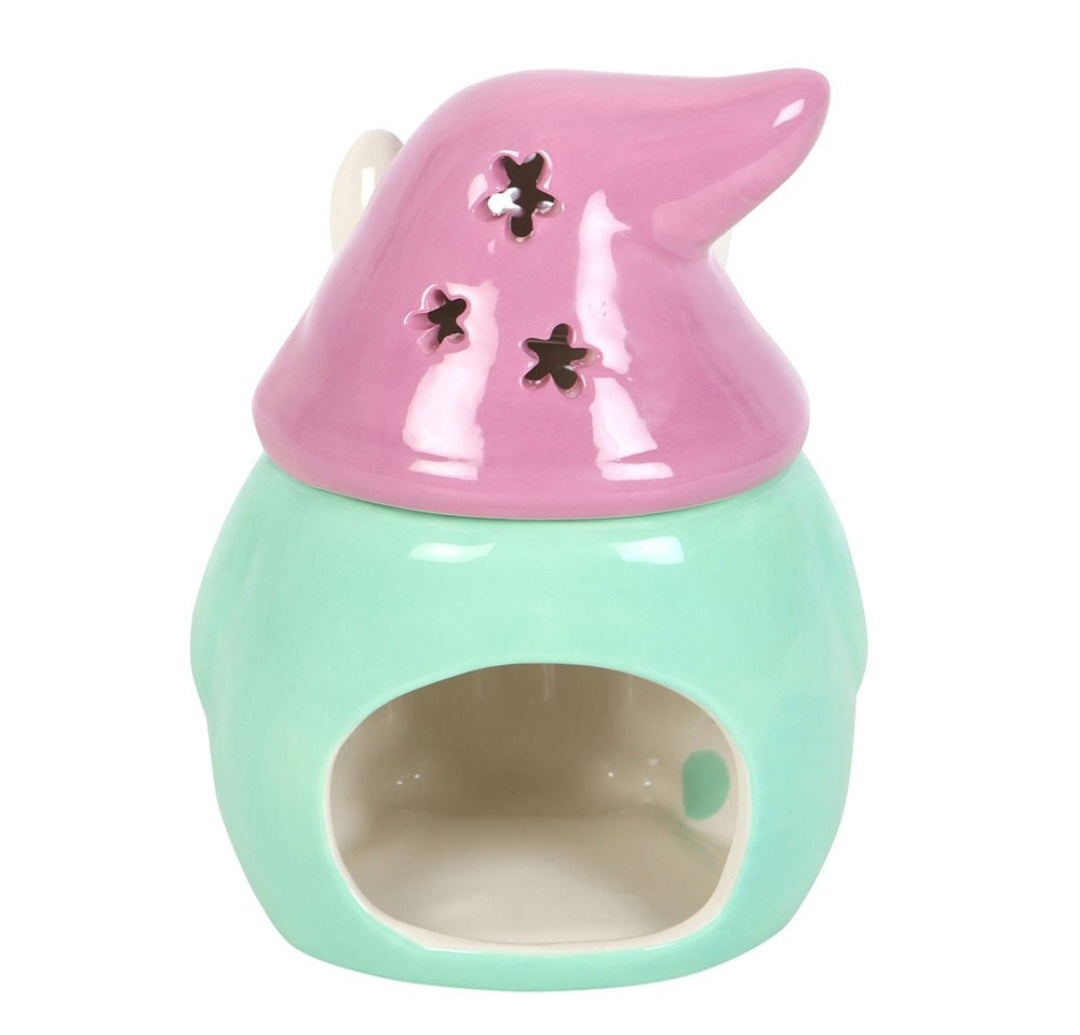 Brûleur à huile et fondants parfumés "Lutin-pâques" violet