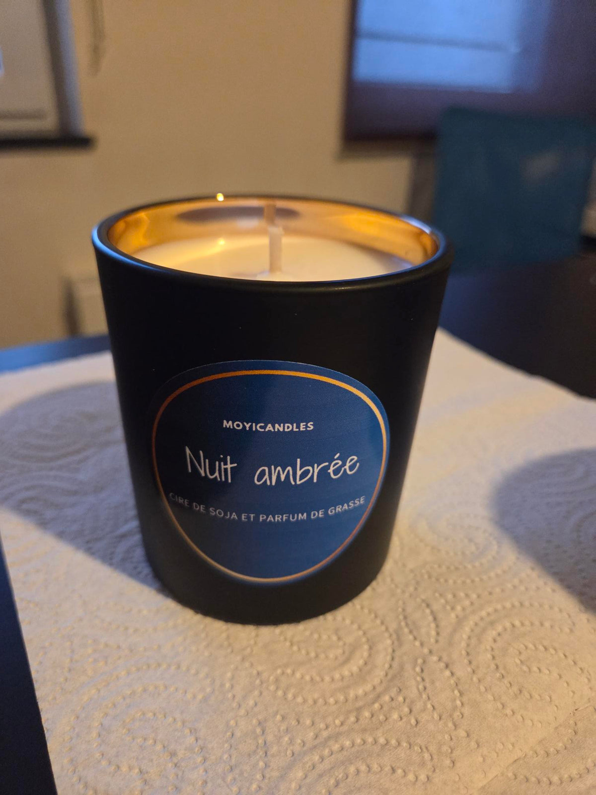Bougie "Nuit ambrée"