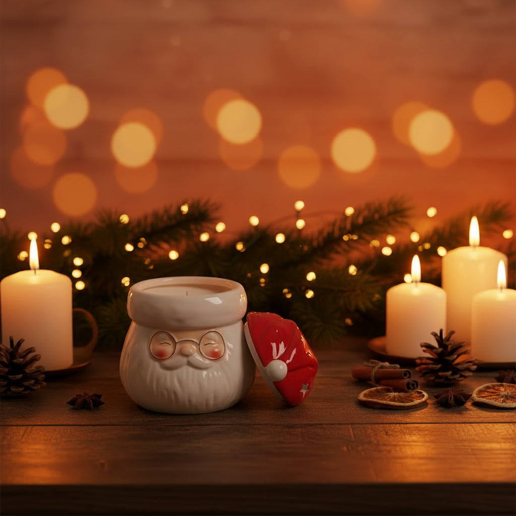 Brûleur à huiles essentielles et fondants parfumés "Père Noël "