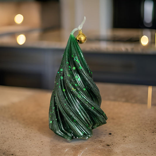 Bougie sapin parfumée " Christmas elegance green"