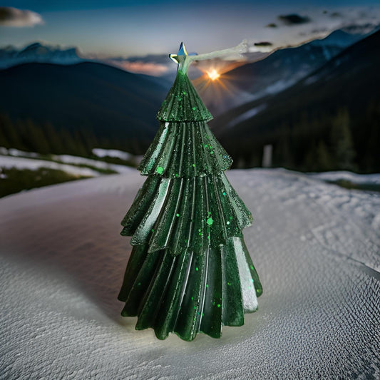 Bougie sapin parfumée "Christmas simple green"