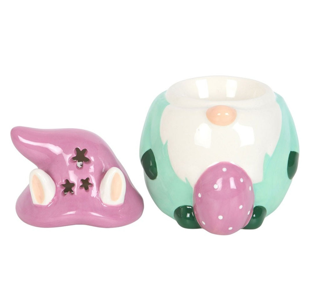 Brûleur à huile et fondants parfumés "Lutin-pâques" violet