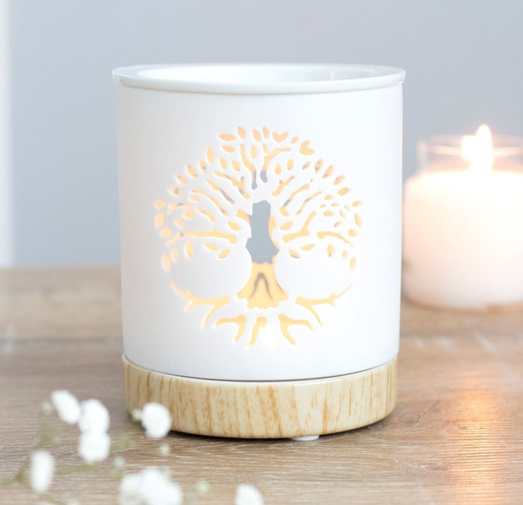 Brûleur à huile et fondants parfumés "Tree of life- arbre de vie"