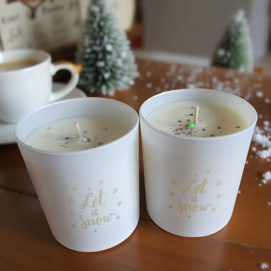 Bougie sublime "Eclat de fêtes'"