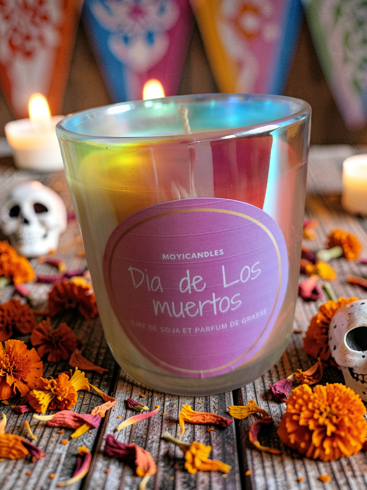 Bougie "Dia de los muertos"
